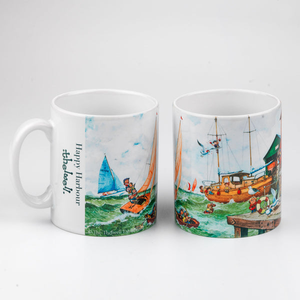 Sailing Mug by Thelwell. The Happy Harbour