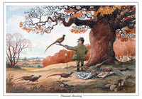Pheasant Shooting shooting Cartoon Greeting Card by Thelwell  Edit alt text