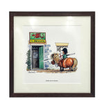 Horse and Pony Cartoon print. George and the Dragon, by Norman Thelwell