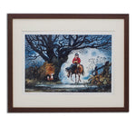 Horse and hunting cartoon print. The Return Home by Norman Thelwell.