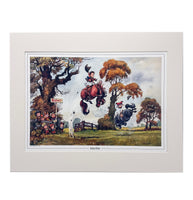 Cartoon Pony Print. Rodeo Rider by Thelwell.