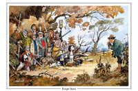 Rough Shoot shooting Cartoon Greeting Card by Thelwell
