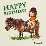 Horse or Pony Audio Birthday Card by Thelwell