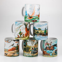 Tasse de tir par Thelwell. Tir au faisan