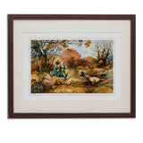 Shooting Art Print. Winged Helmet by Norman Thelwell