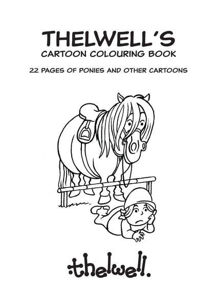 Thelwell s Colouring Book 22 Pages A4 Size Featuring Ponies Horses thelwell-s-colouring-book-22-pages-a4-size-featuring-ponies-horses