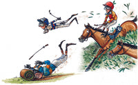 Impression de courses de chevaux. Le Turf Club par Bryn Parry. Disponible encadré ou monté uniquement